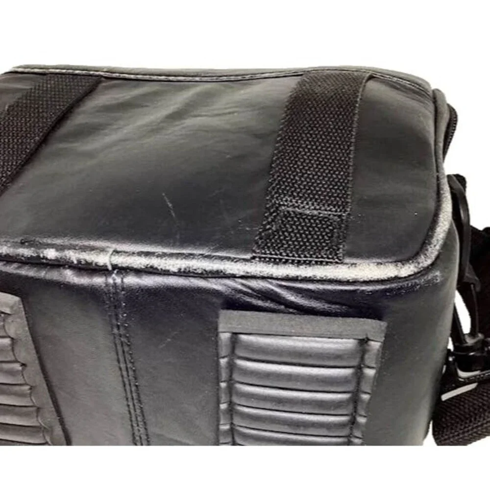 SLR Digital Camera Bag Case Carrying Storage Black Padded Pockets Strap